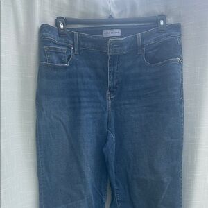 Lane Bryant High Rise Dark‎ Blue Jeans